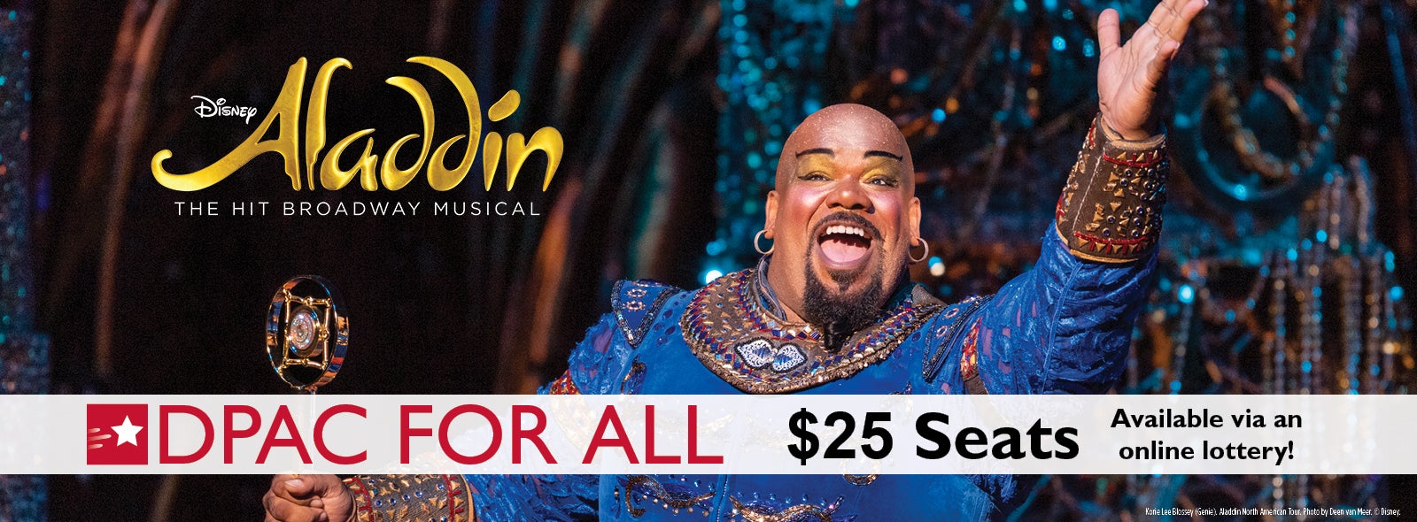 $25 Lottery Tickets Available for Disney's Aladdin