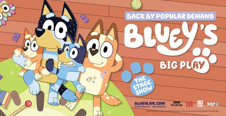 More Info for Bluey's Big Play The Stage Show! Returns to DPAC By Popular Demand for Five Great Shows on April 26, 27, and 28, 2024
