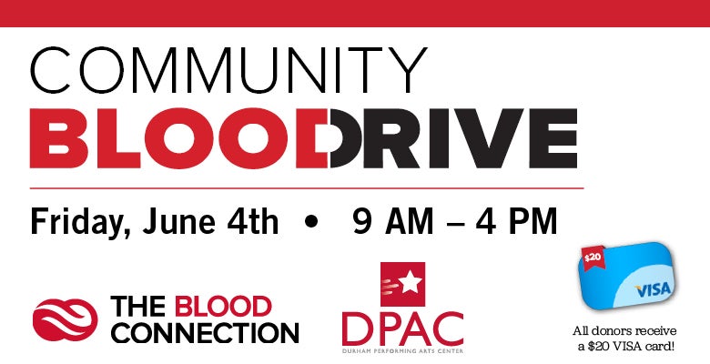 More Info for DPAC Announces Date for Summer Blood Drive