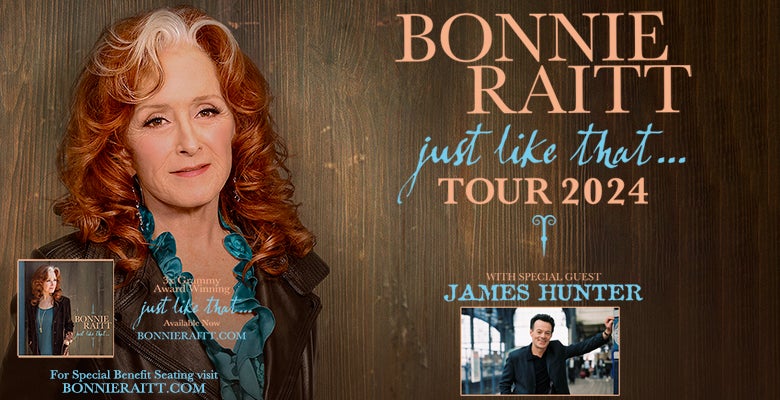 More Info for Bonnie Raitt comes to DPAC November 19, 2024