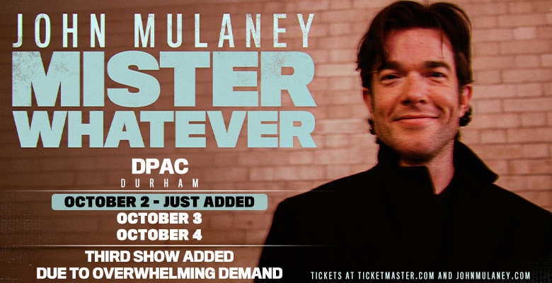 More Info for John Mulaney Show #3 Coming to DPAC on October 2, 2025