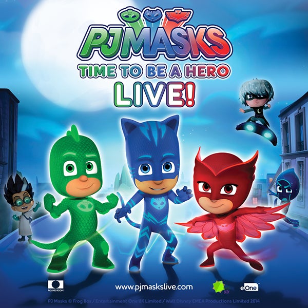 pj masks live dpac official site