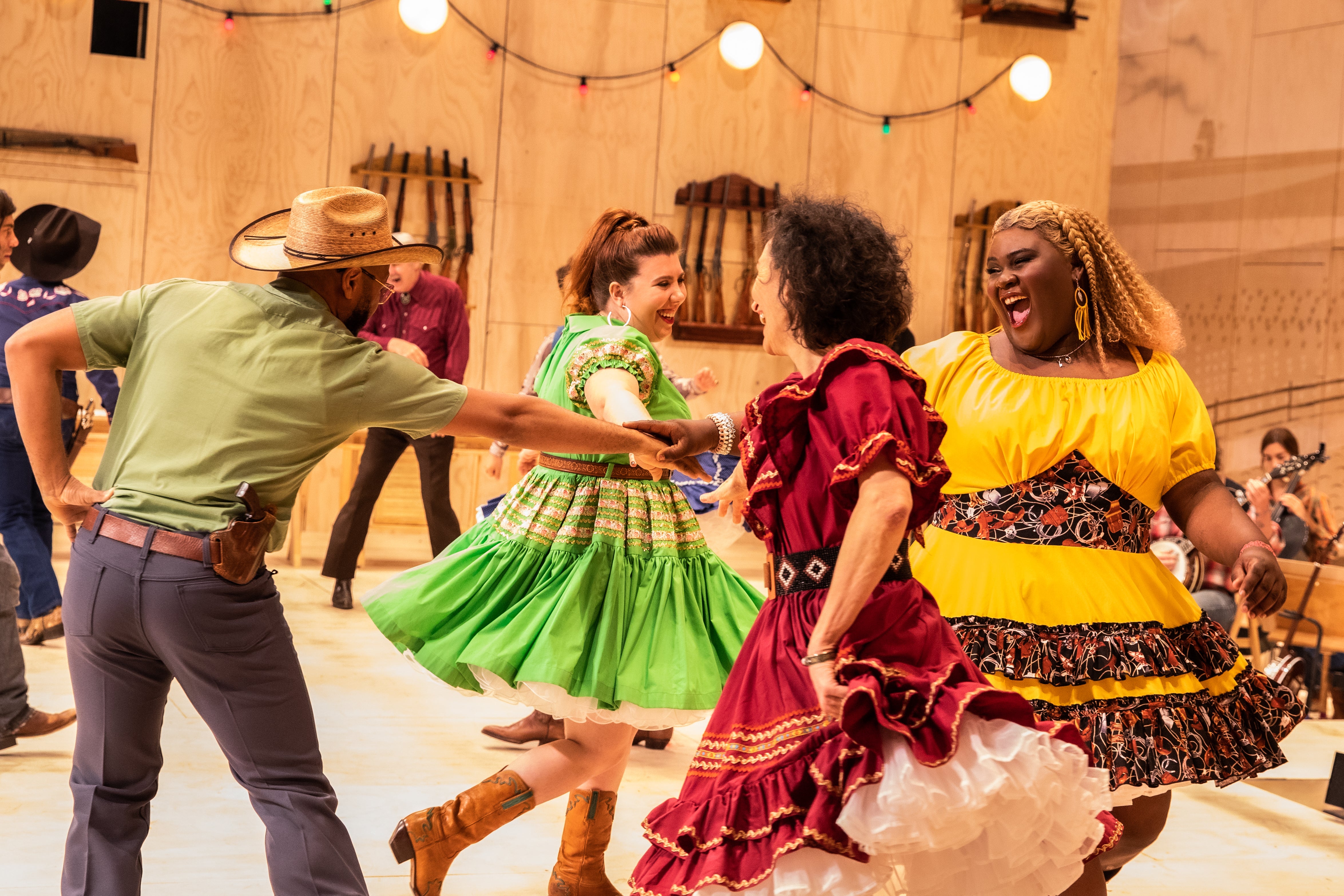 Ugo Chukwu, Hannah Solow, Barbara Walsh and Sis in the national tour of Rodgers & Hammerstein's OKLAHOMA! - Matthew Murphy and Evan Zimmerman for MurphyMade (3).jpg